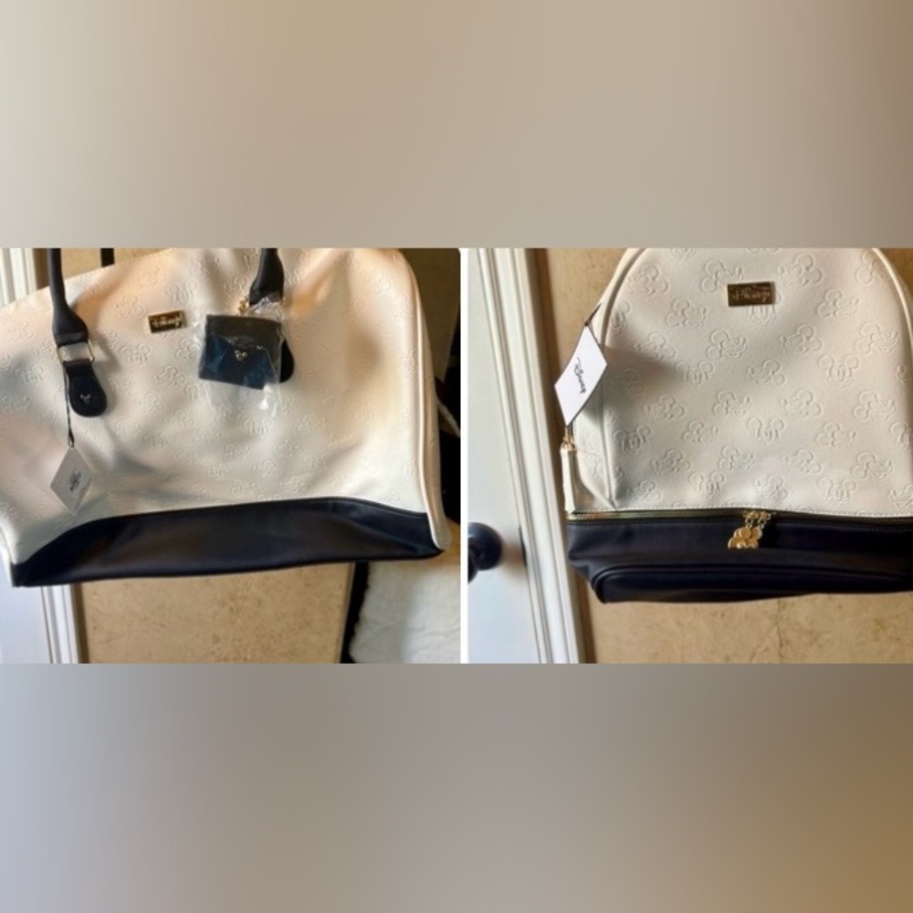 NWT Disney Mickey Mouse Black & White Lounge fly & Carry On